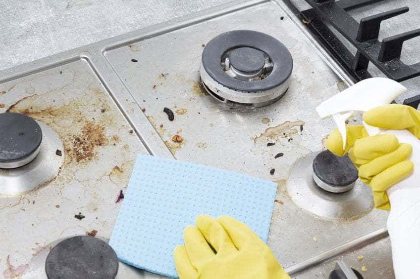cleaning grease