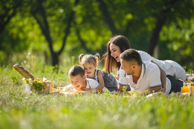 Premium Photo Happy Family On Picnic