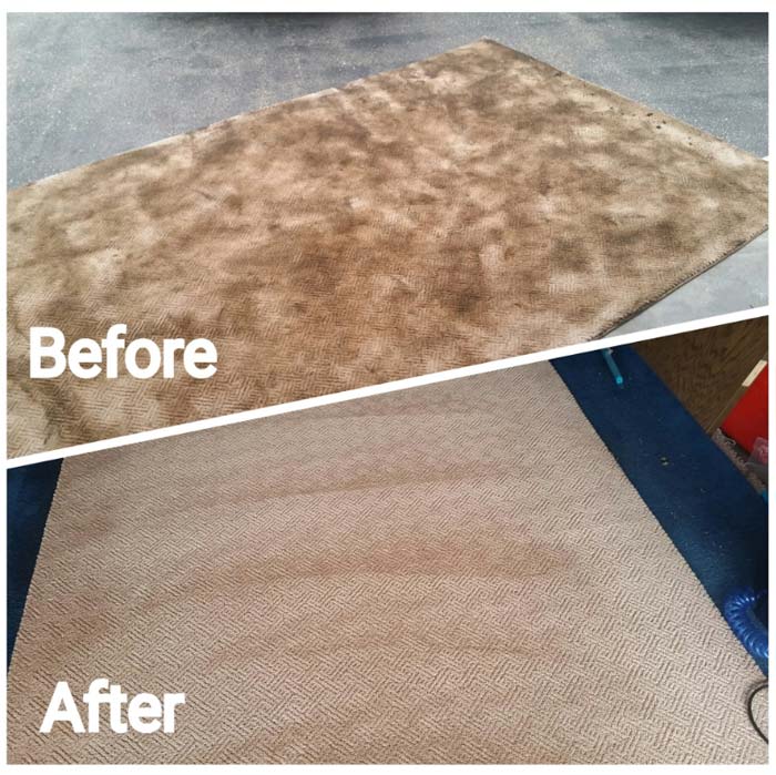 Before and After Rug Cleaning in Lexington