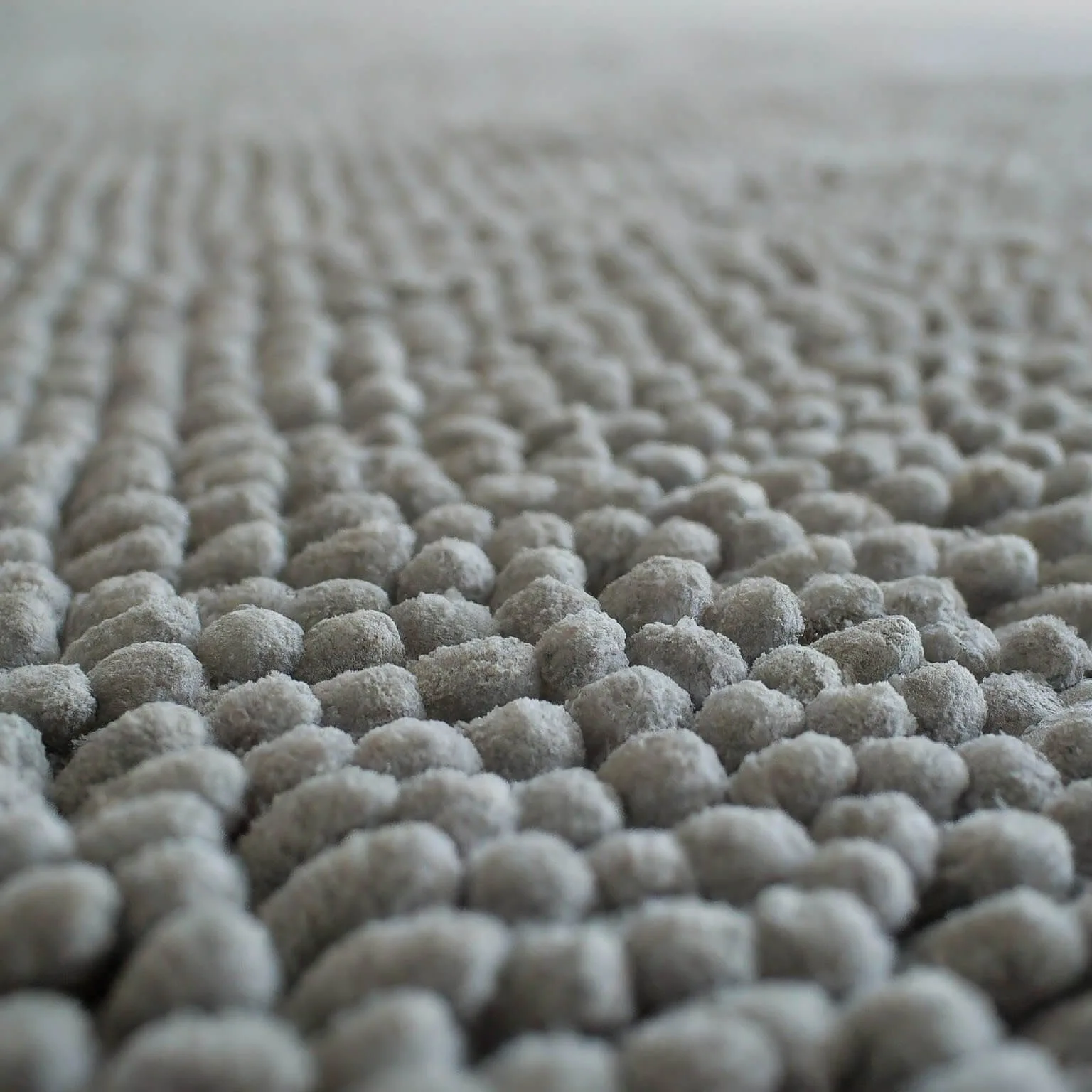 gray carpet fibers